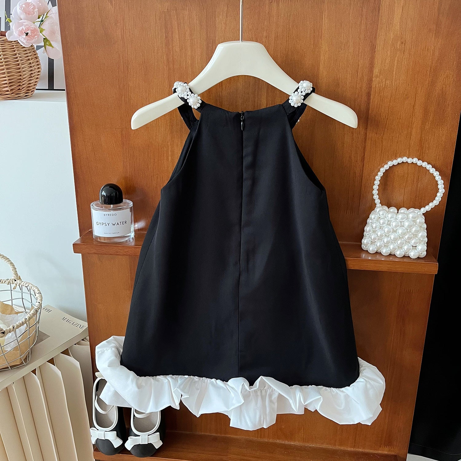 Vestido Infantil Pérolas