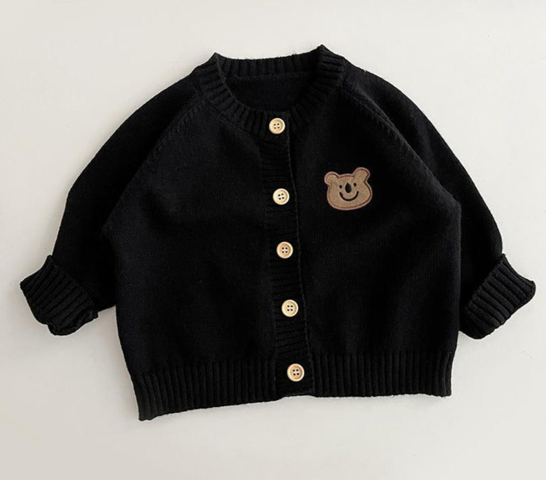 Cardigan Infantil Tricô Ursinho