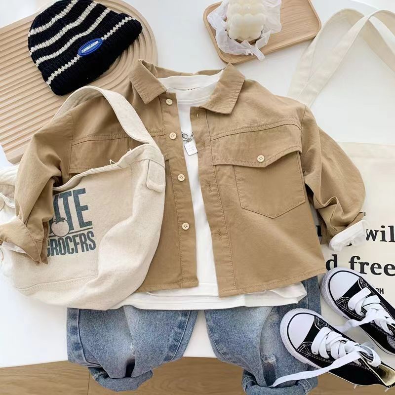 Camisa Infantil Botões Bolsinho