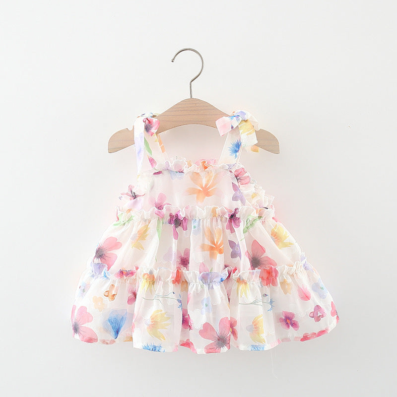 Vestido Infantil Verão Florzinhas