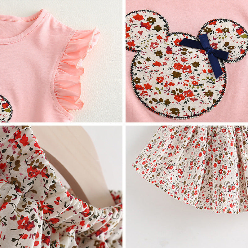 Conjunto Infantil Verão Florzinhas