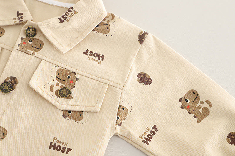 Conjunto Infantil 3 Peças Dinossauro