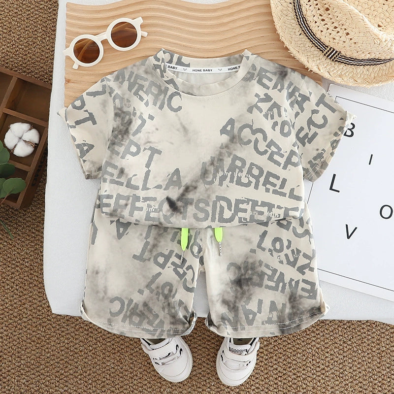 Conjunto Infantil Masculino Letras