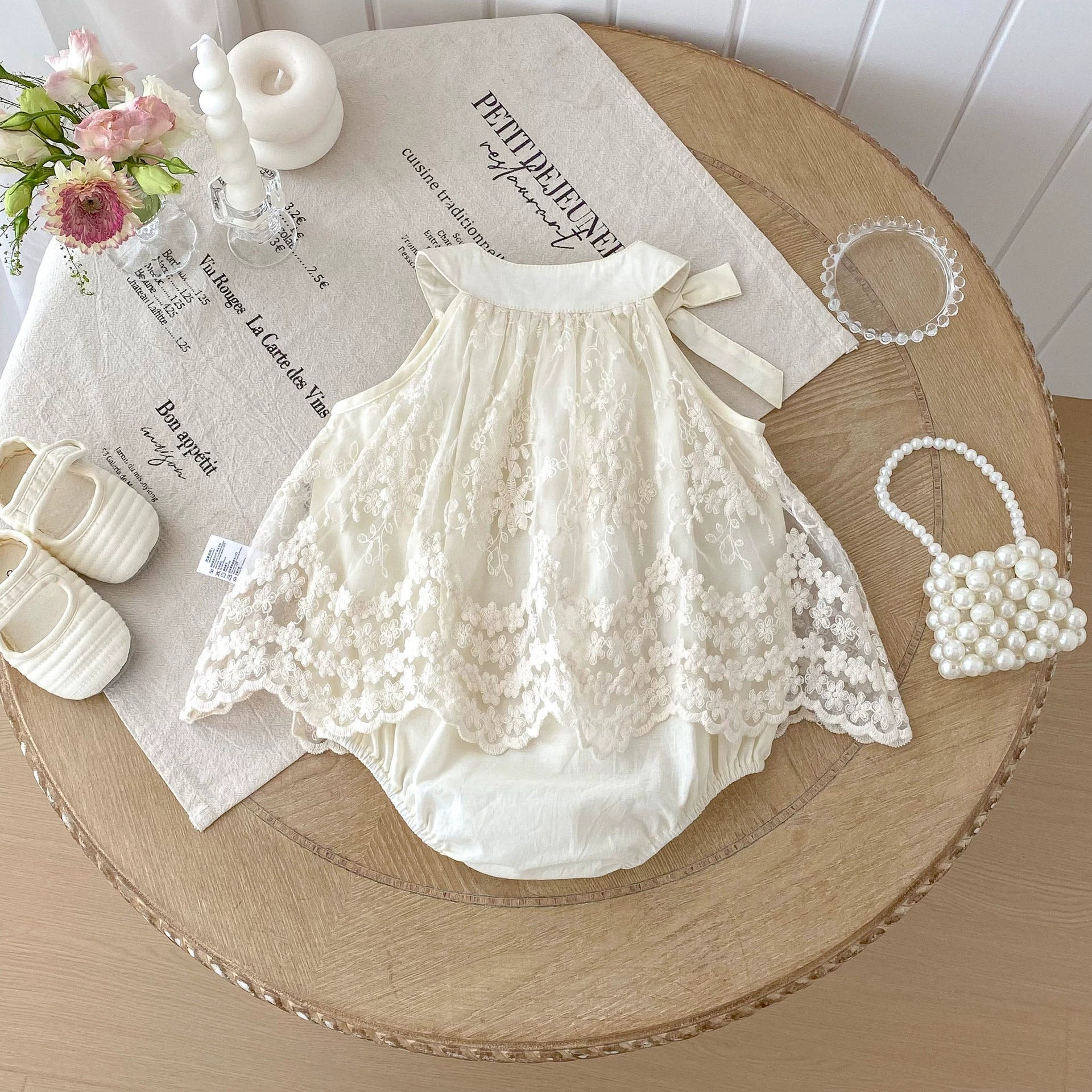 Body Infantil Feminino Renda Delicado