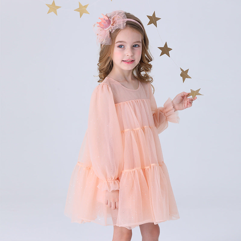 Vestido Infantil Tule Camadas