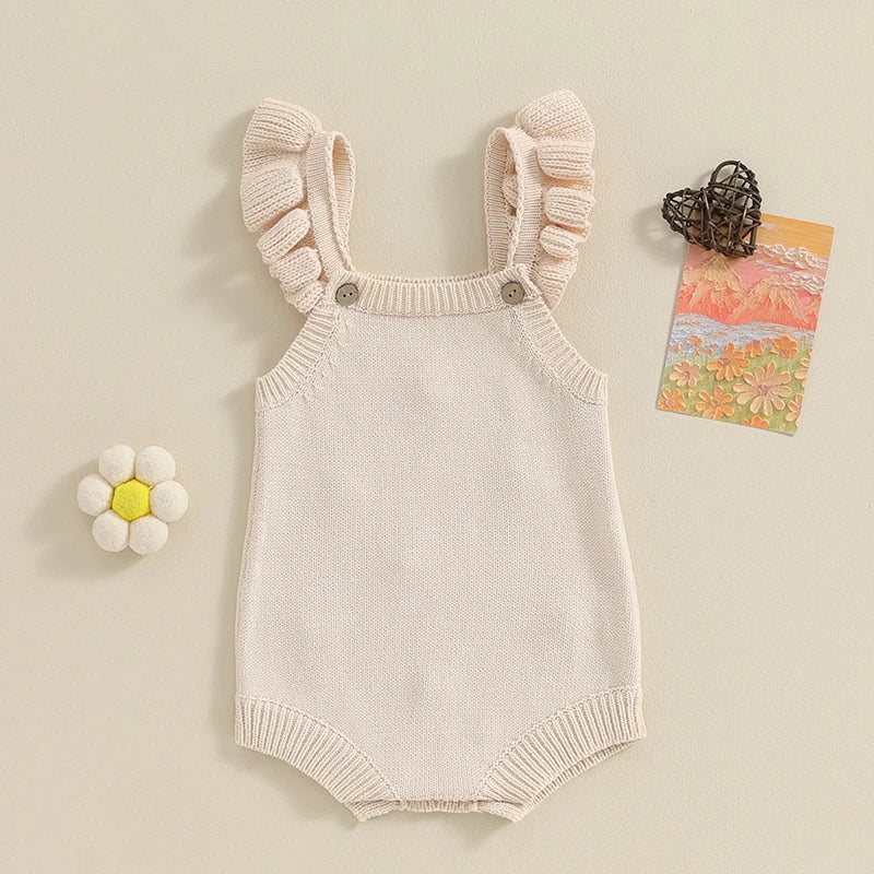 Body Infantil Feminino Tricô Florzinhas