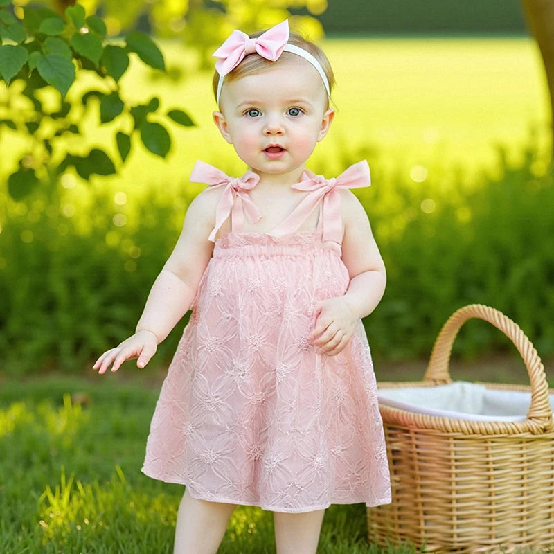 Vestido Infantil Floral Alcinha