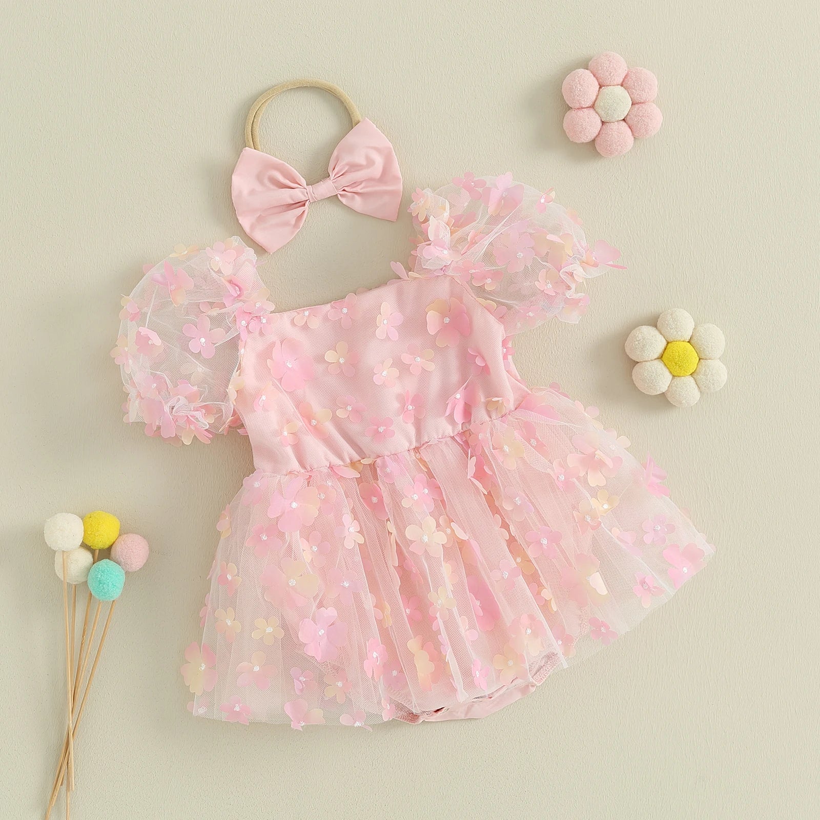 Body Feminino Infantil Florzinhas