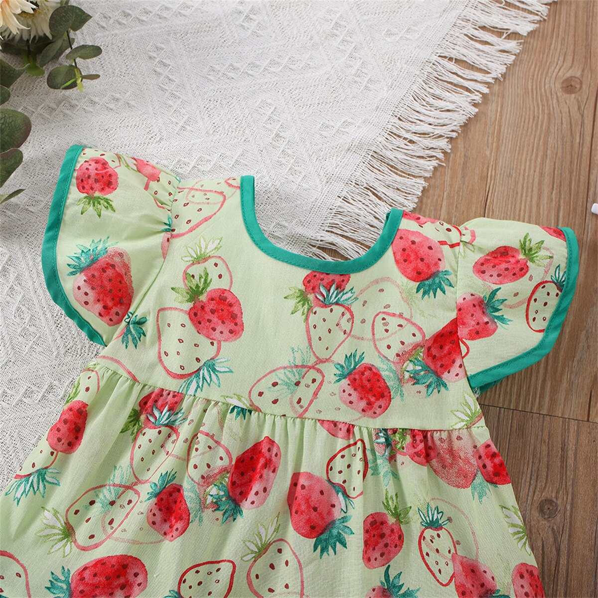 Vestido Infantil Moranguinhos