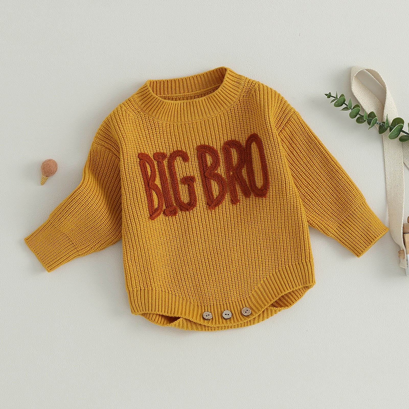 Body Infantil Inverno Big Bordado