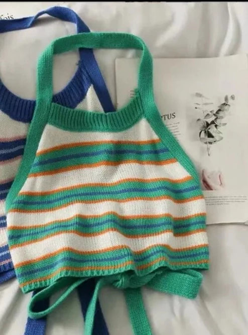 Blusinha Infantil Lístrada Costas Aberta