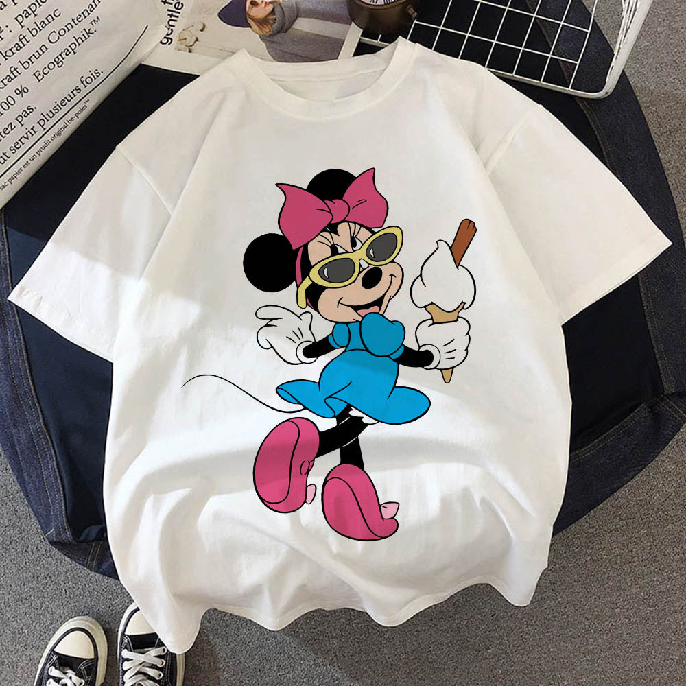 T- Shirt Infantil Minnie e Mickey
