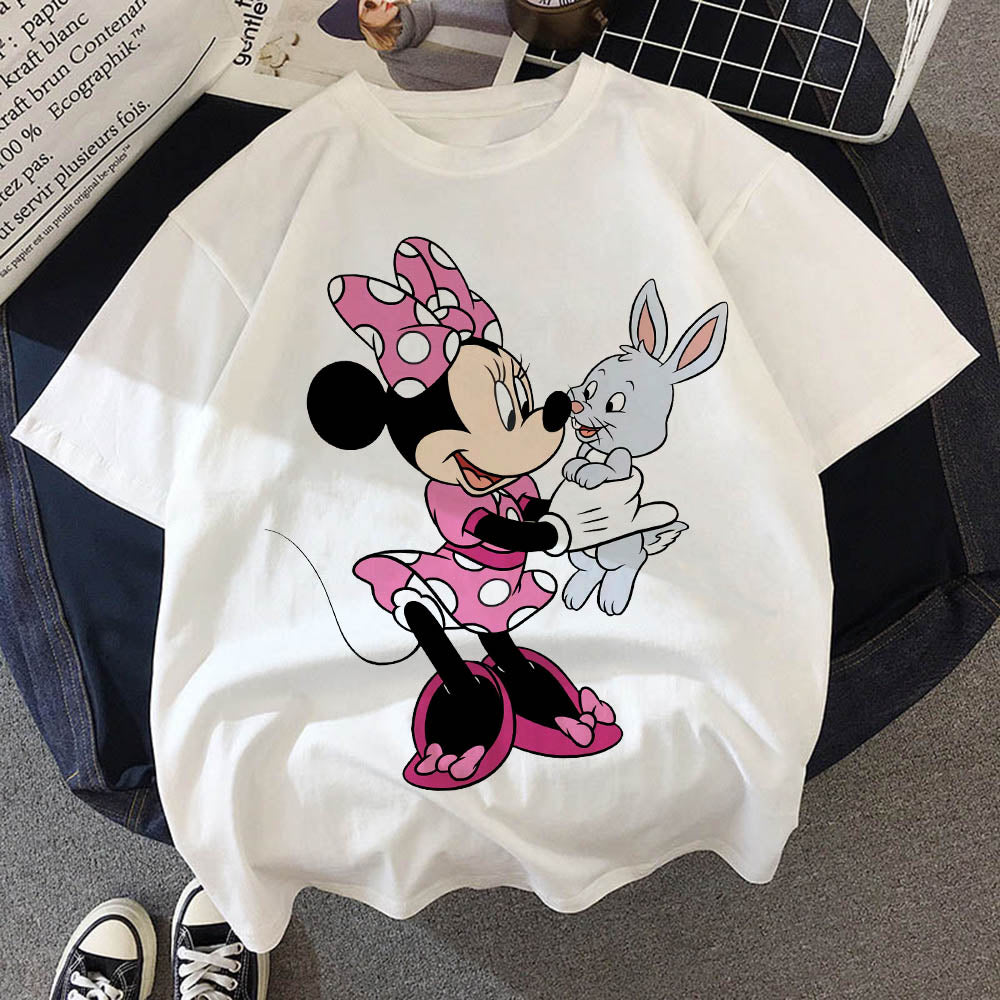 T- Shirt Infantil Minnie e Mickey
