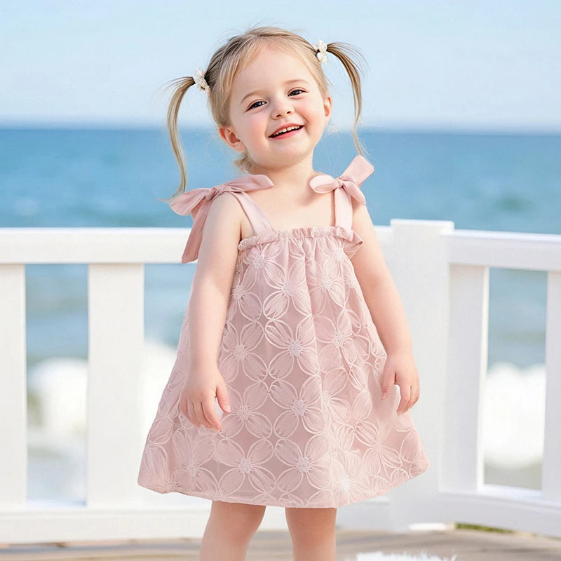 Vestido Infantil Floral Alcinha
