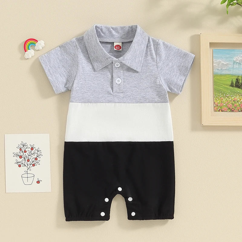 Macaquinho Infantil Masculino Lístras Polo