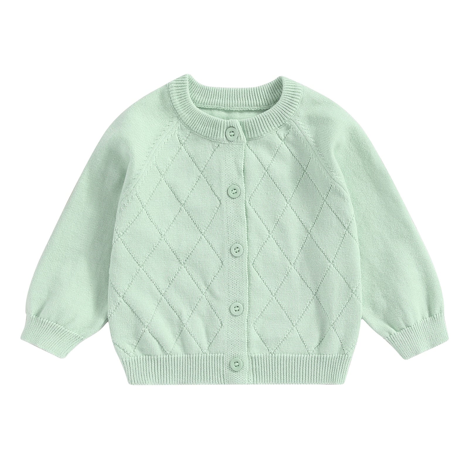 Cardigan Infantil Feminino Tricot Botõezinhos