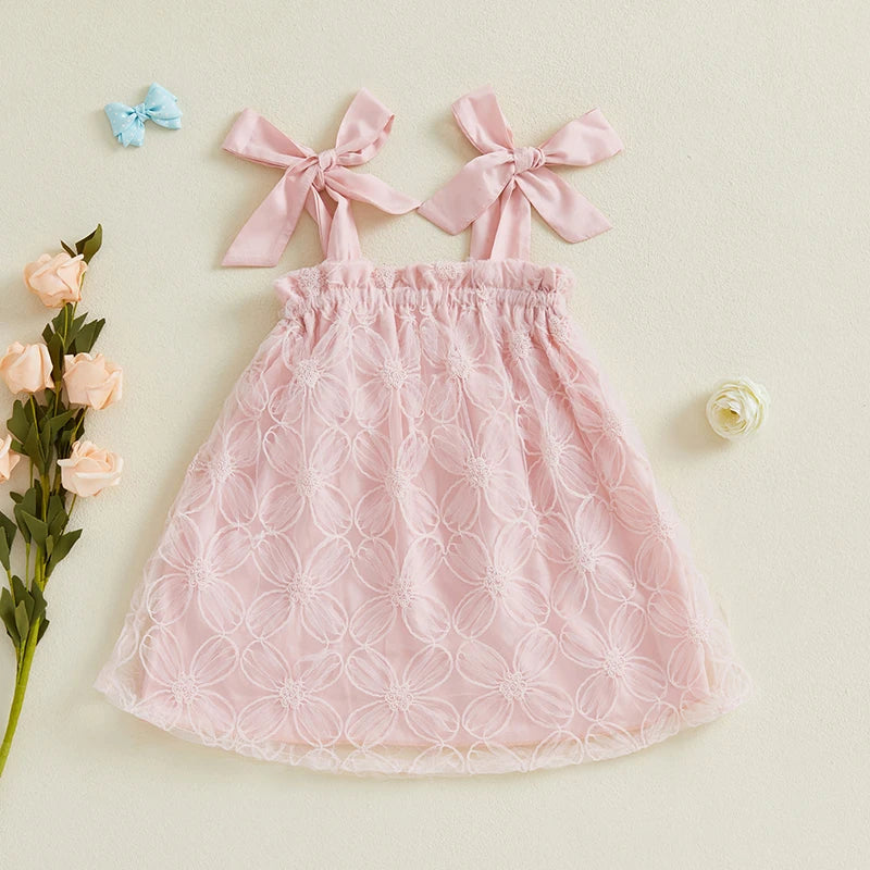 Vestido Infantil Floral Alcinha