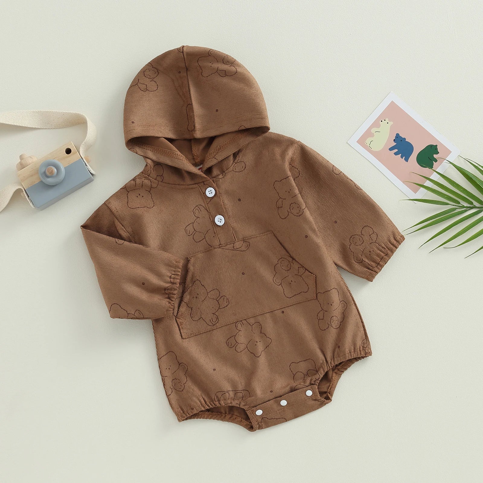 Body Infantil Inverno Ursinhos