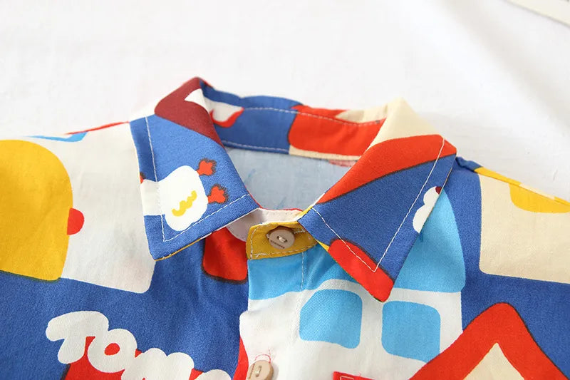 Conjunto Infantil Estampa Verão Casinha