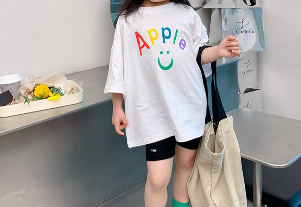 T- Shirt Infantil Apple Sorriso