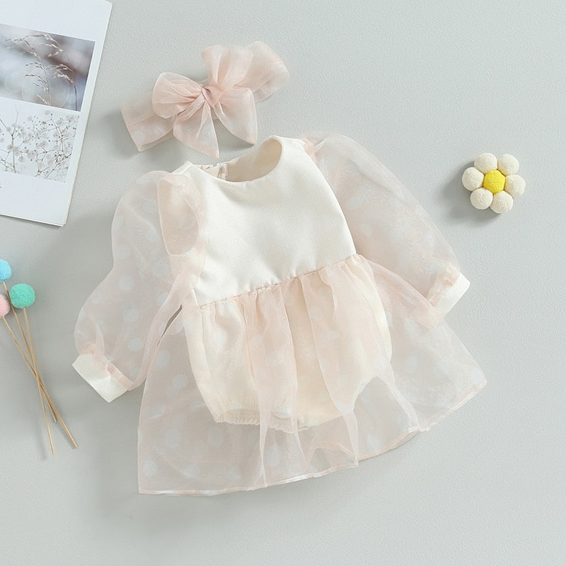 Body Infantil Tule + Faixa