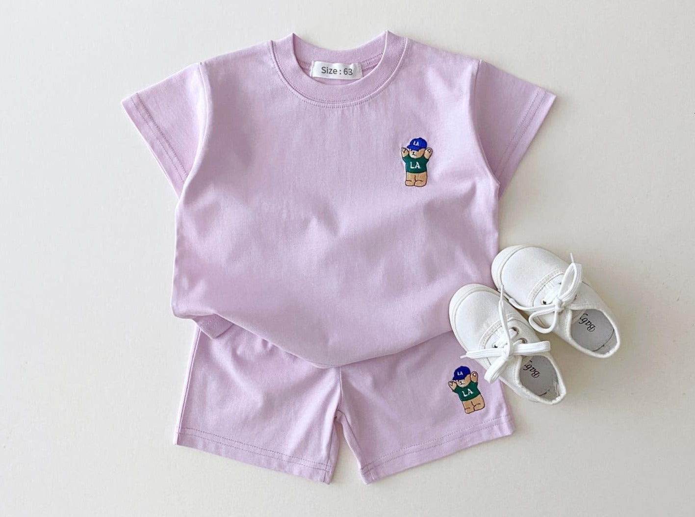 Conjunto Infantil Ursinho De Boné