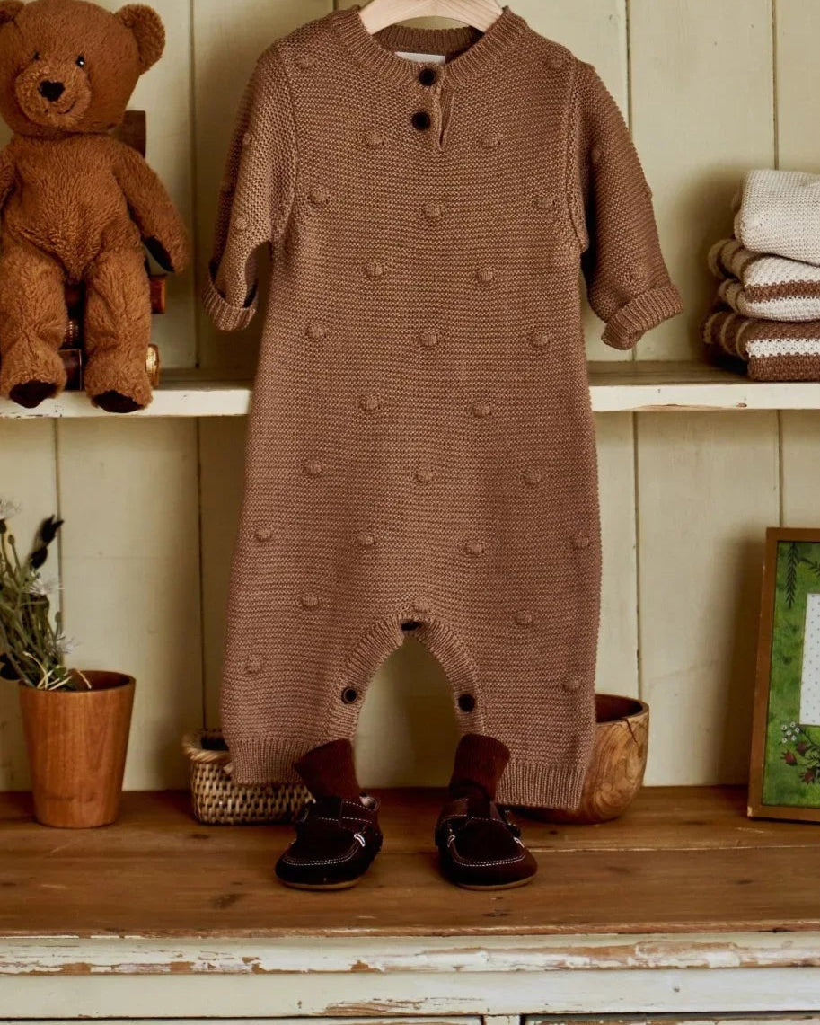 Macacão Infantil Tricô Pompomzinho