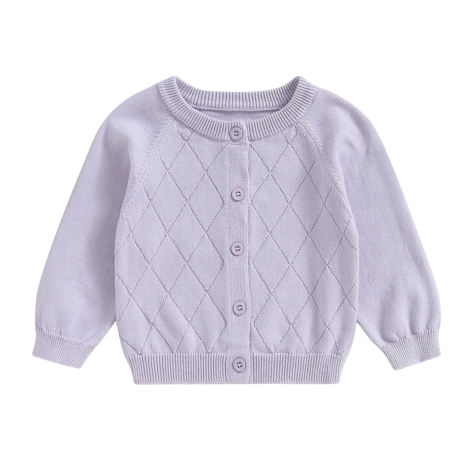 Cardigan Infantil Feminino Tricot Botõezinhos