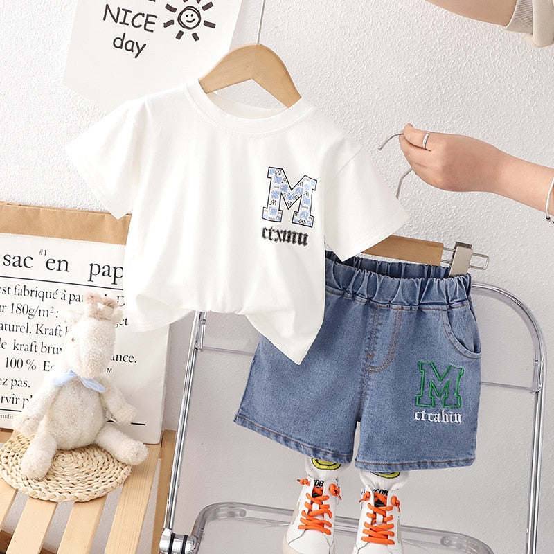 Conjunto Infantil Masculino M e Jeans