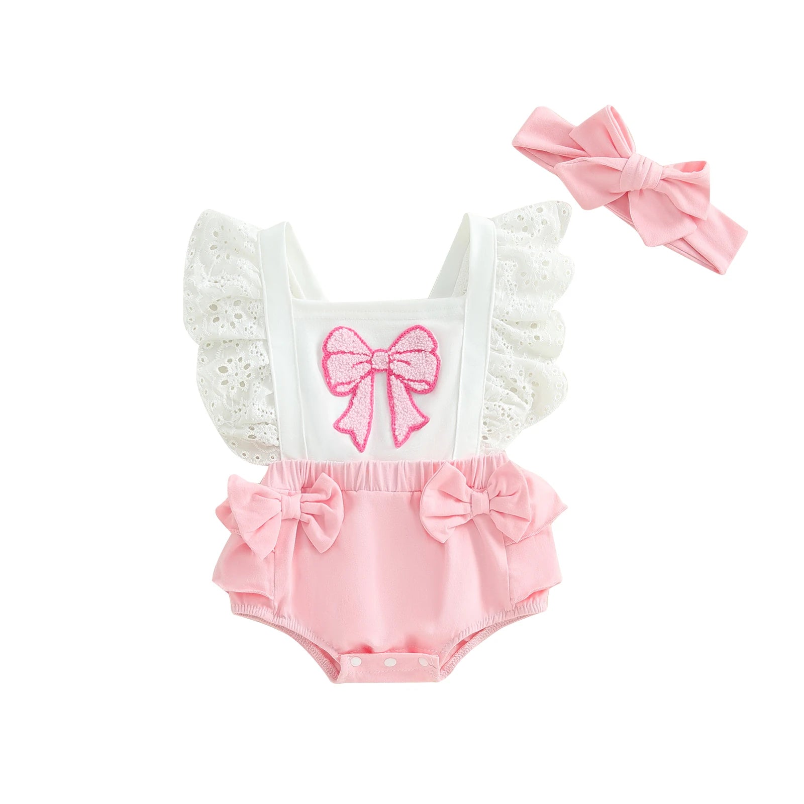 Body Infantil Infantil Feminino Renda Lacinhos