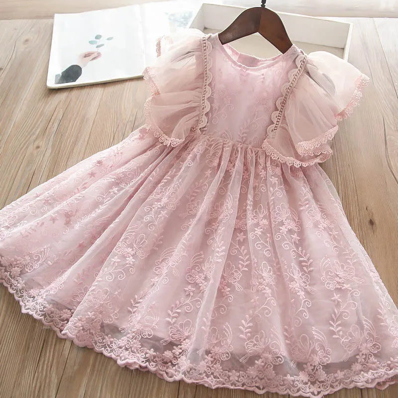 Vestido Infantil Renda Babadinhos