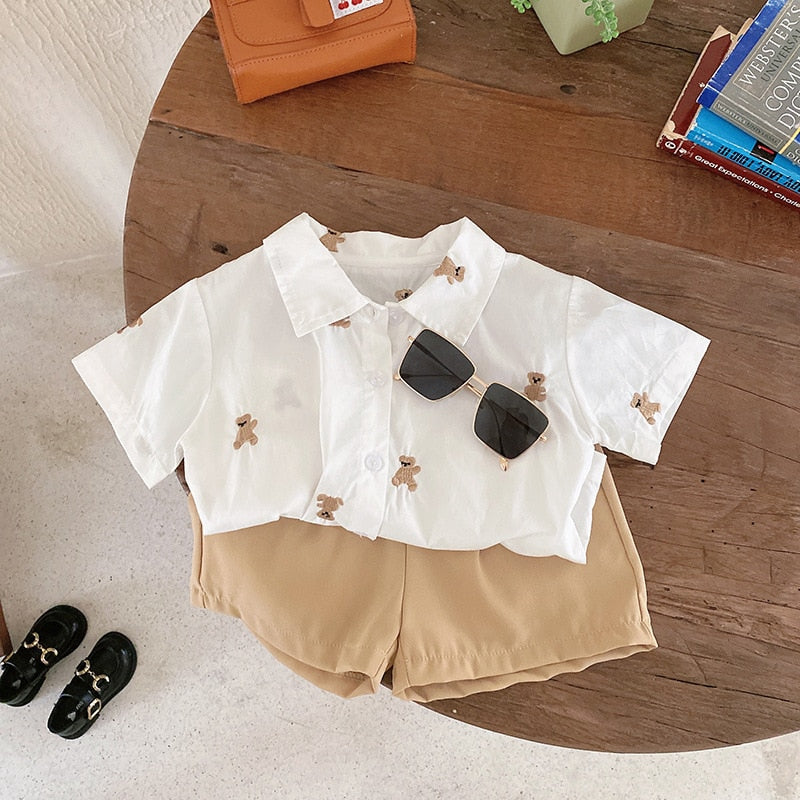 Conjunto Infantil Camisa Ursinhos