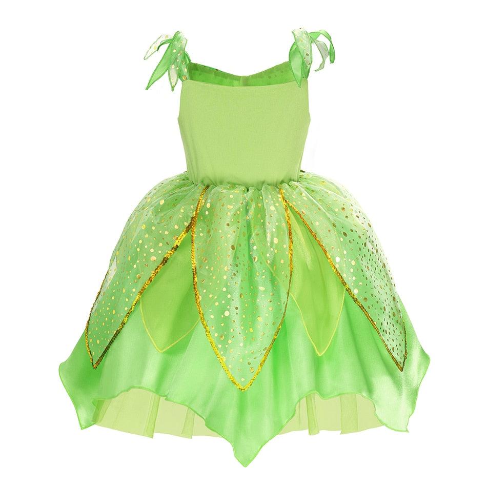 Vestido de Festa Infantil Tinkerbell