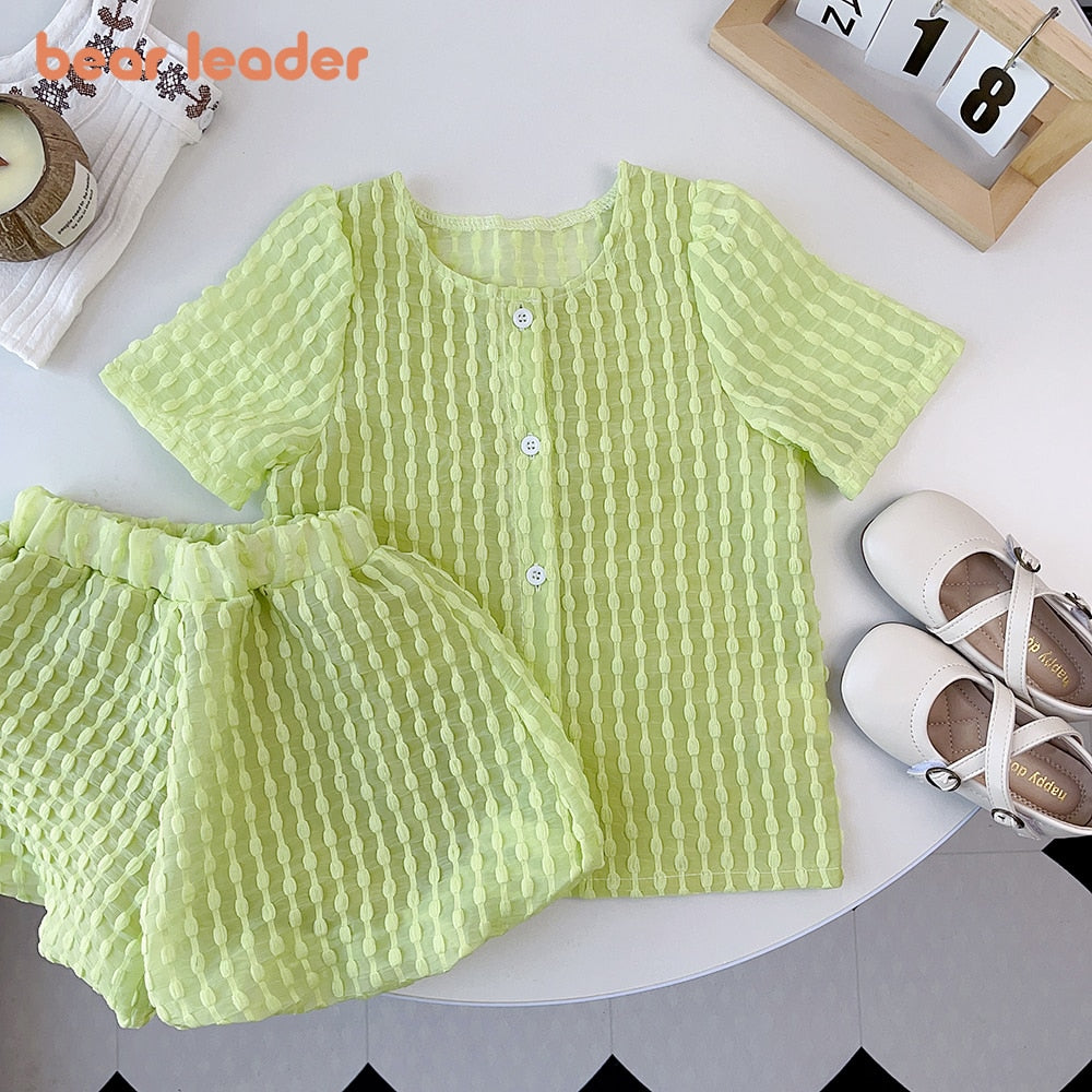 Conjunto Infantil Feminino Verde Botõezinhos