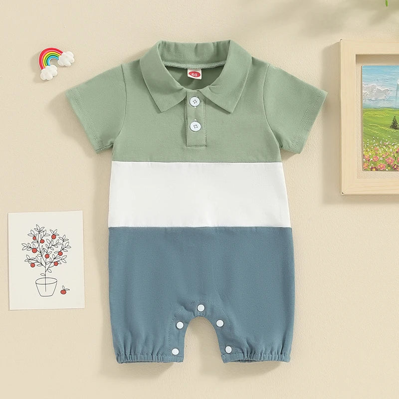 Macaquinho Infantil Masculino Lístras Polo