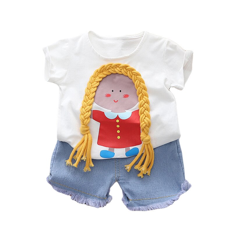 Conjunto Infantil Menina Cabelinho