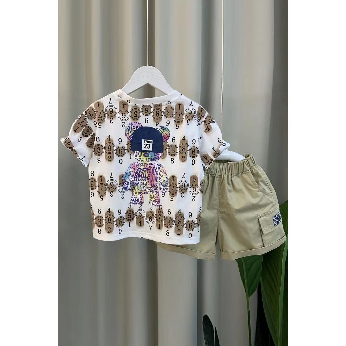 Conjunto Infantil Masculino Ursinho de Touca