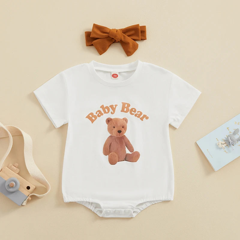 Body Infantil Feminino Ursinho Baby