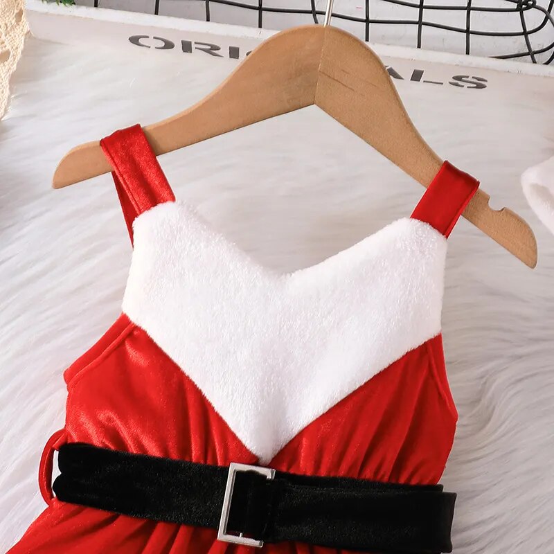 Vestido Infantil Natal Cintinho