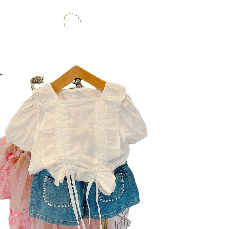 Conjunto Infantil Cordãozinho e Jeans