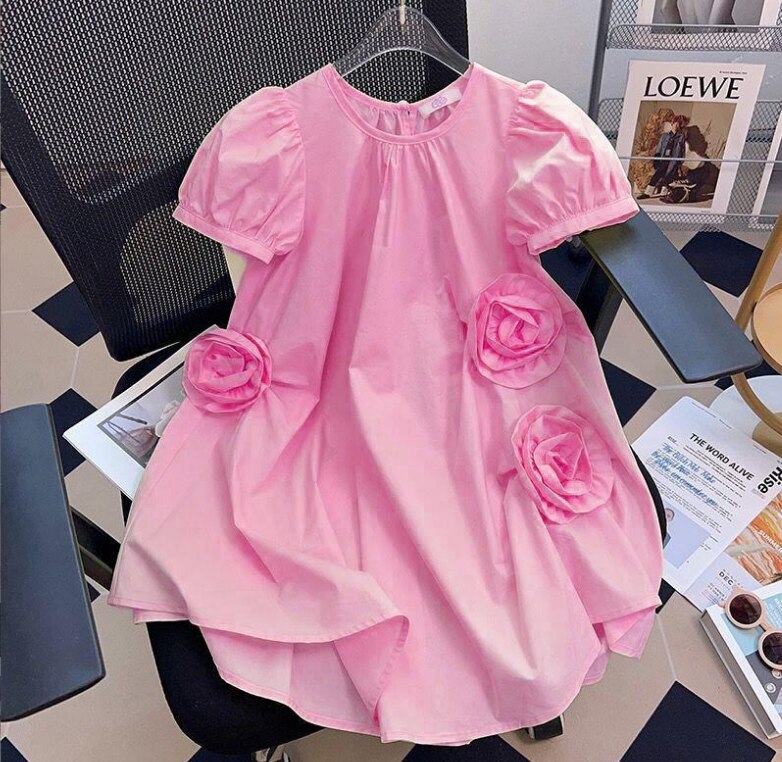 Vestido Infantil Feminino Florzinhas