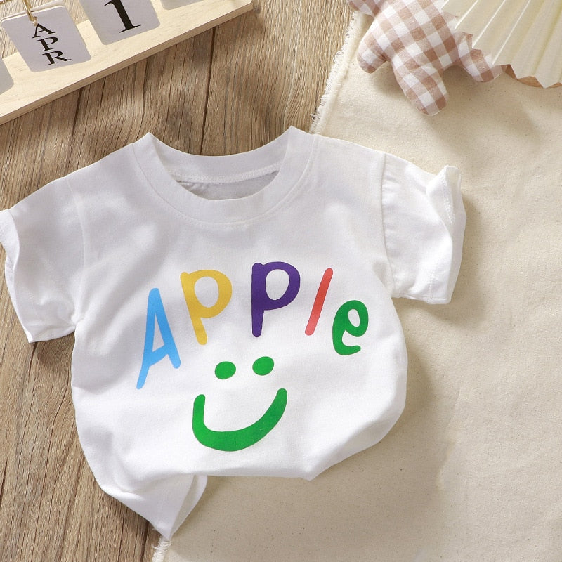 T- Shirt Infantil Apple Sorriso