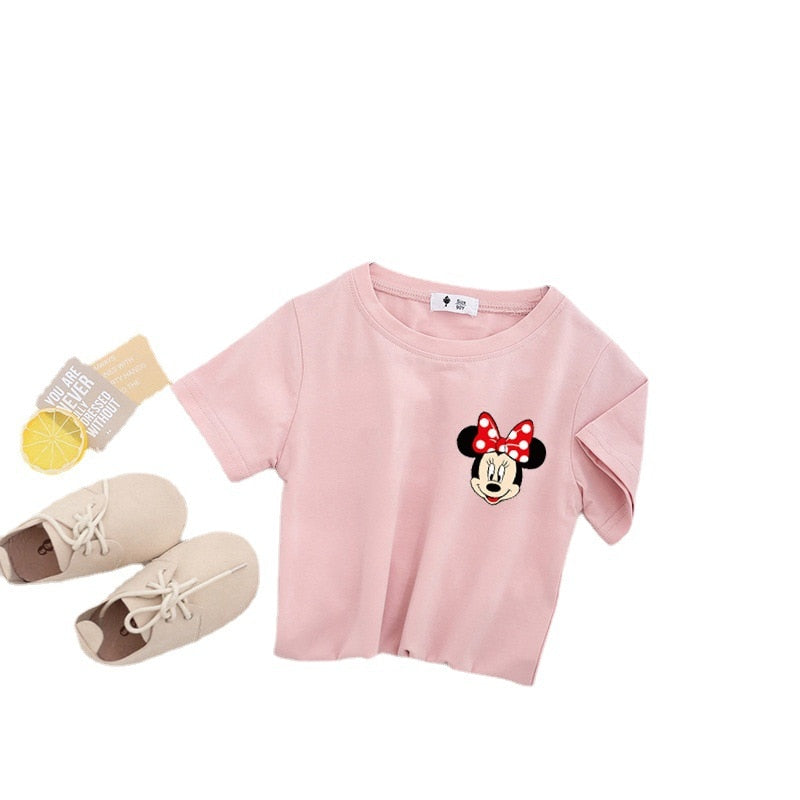 Camiseta Infantil Minnie Mouse