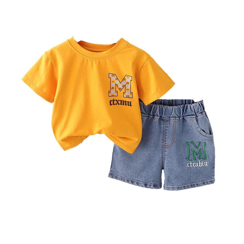 Conjunto Infantil Masculino M e Jeans