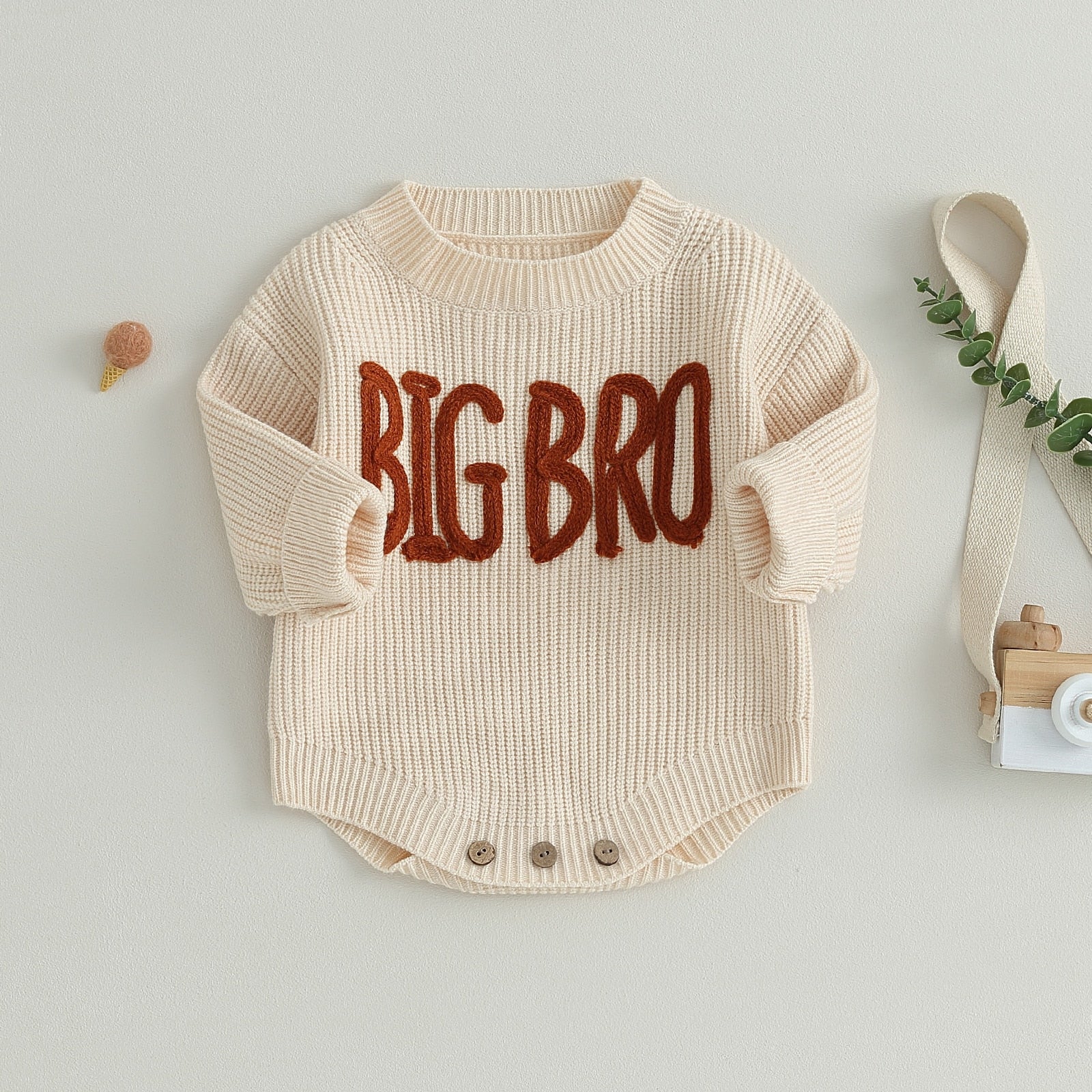 Body Infantil Inverno Big Bordado