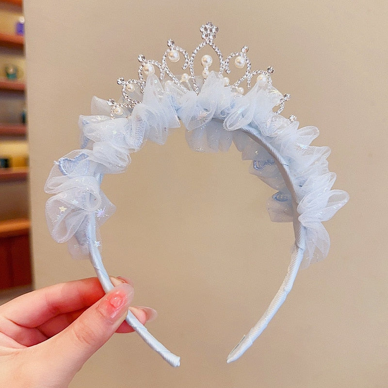 Tiara Princesinha Pérolas