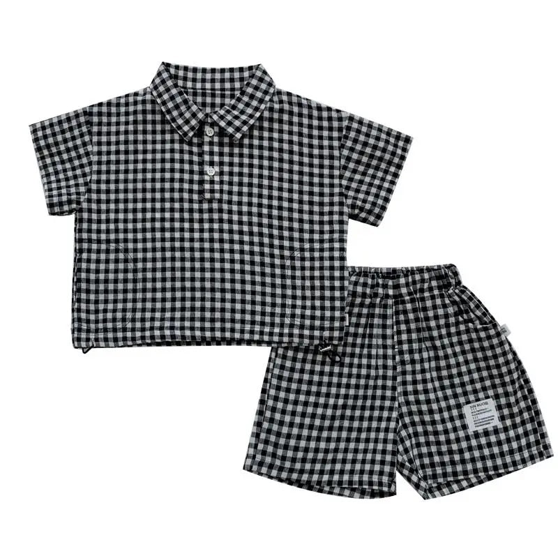 Conjunto Infantil Masculino Xadrez Golinha