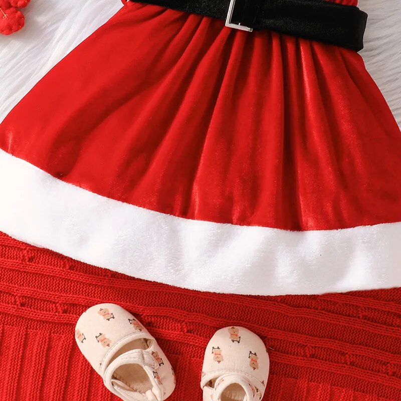 Vestido Infantil Natal Cintinho