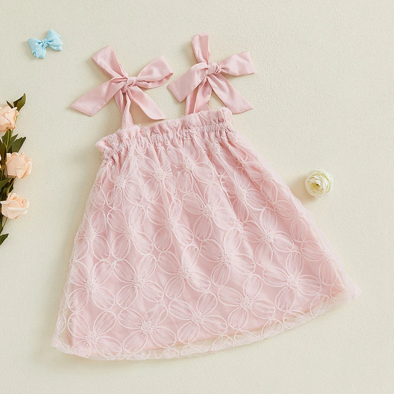 Vestido Infantil Floral Alcinha