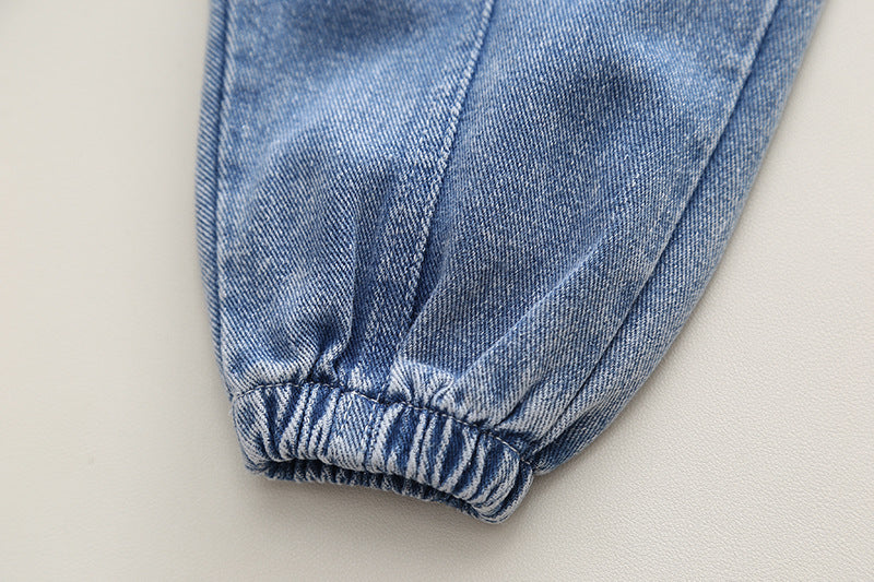 Conjunto Infantil Jeans Bolsinho